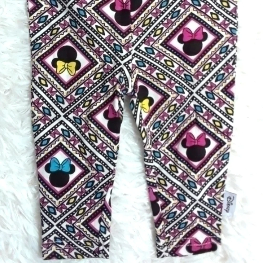 Disney Mini Mouse Silhouette Leggings-Size 0-3 Mos